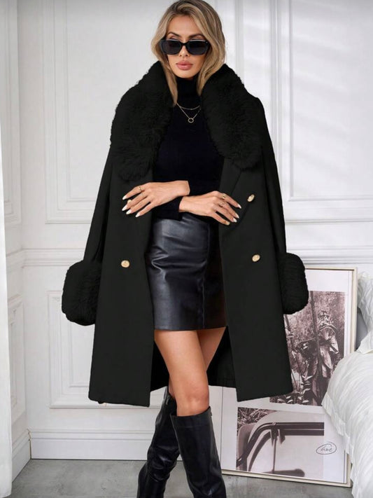 Cappotto Pelliccia Black