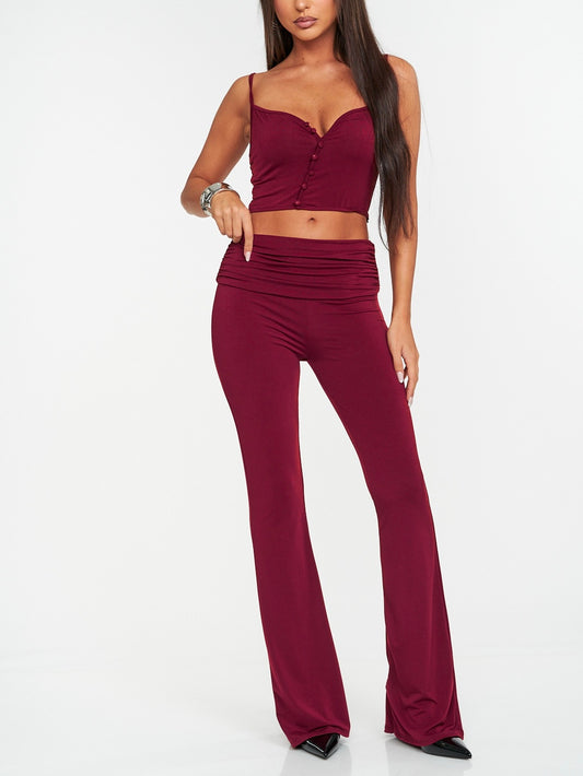 Pantaloni Sandy Wine