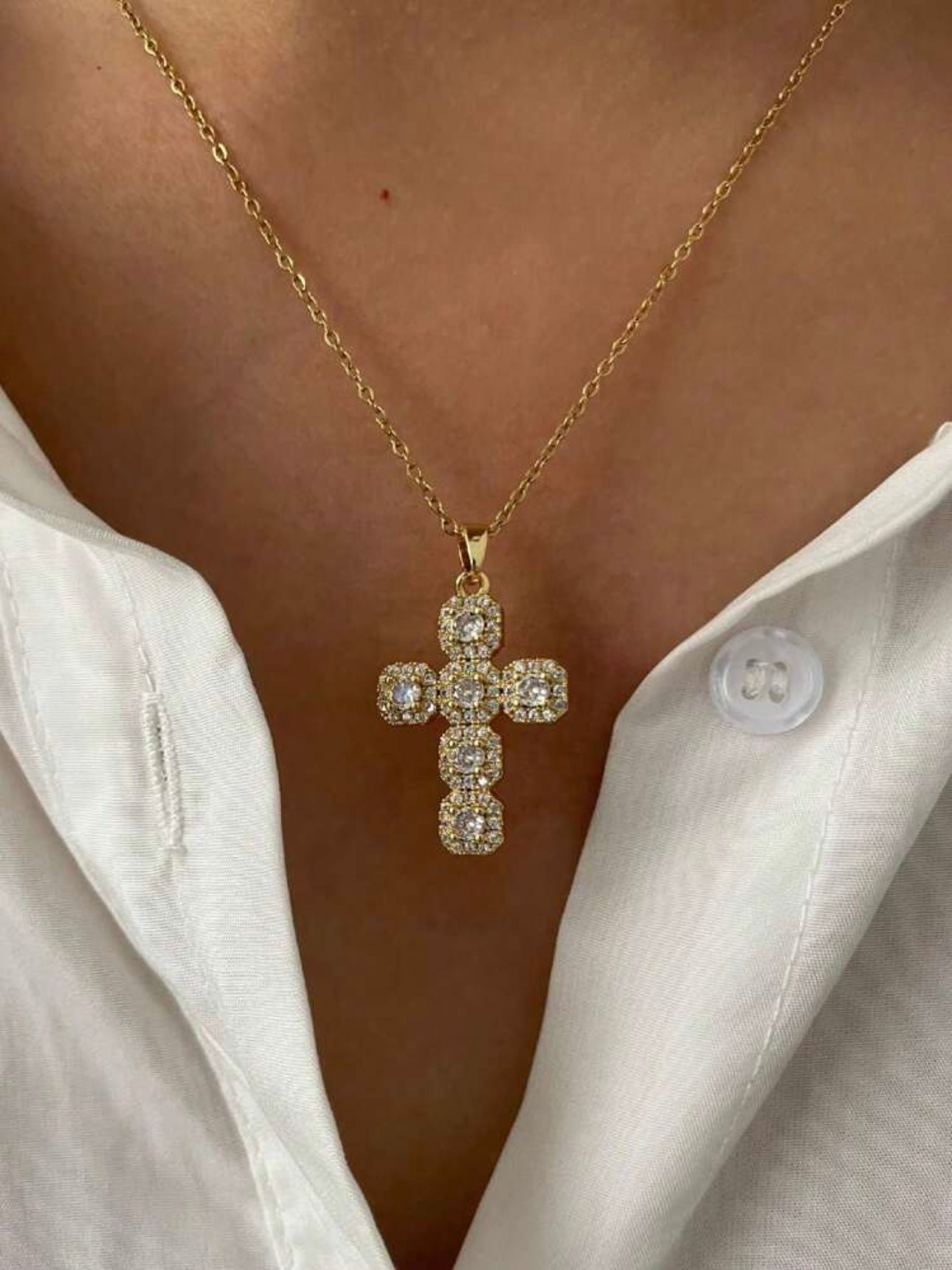 Collana Croce Oro