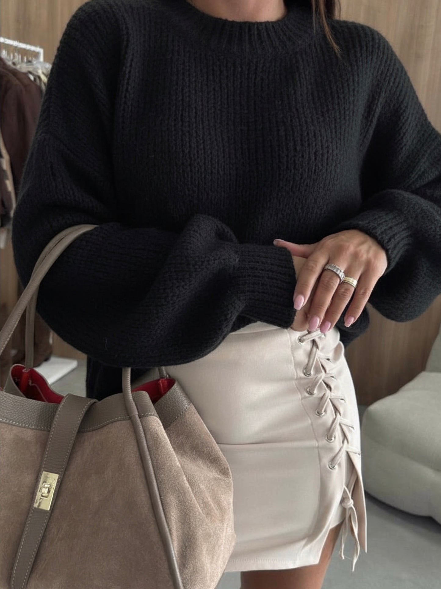 Maglione Sensual Black