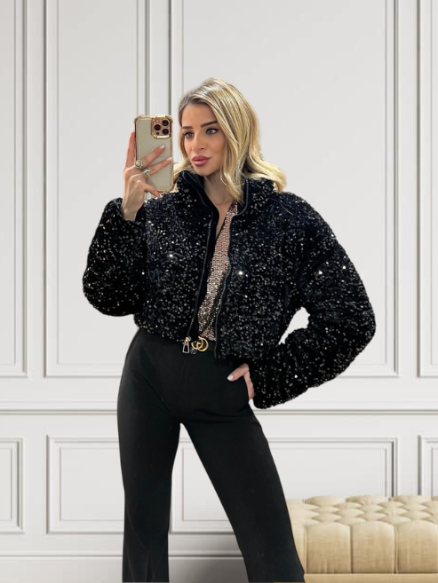 Bomber paillettes