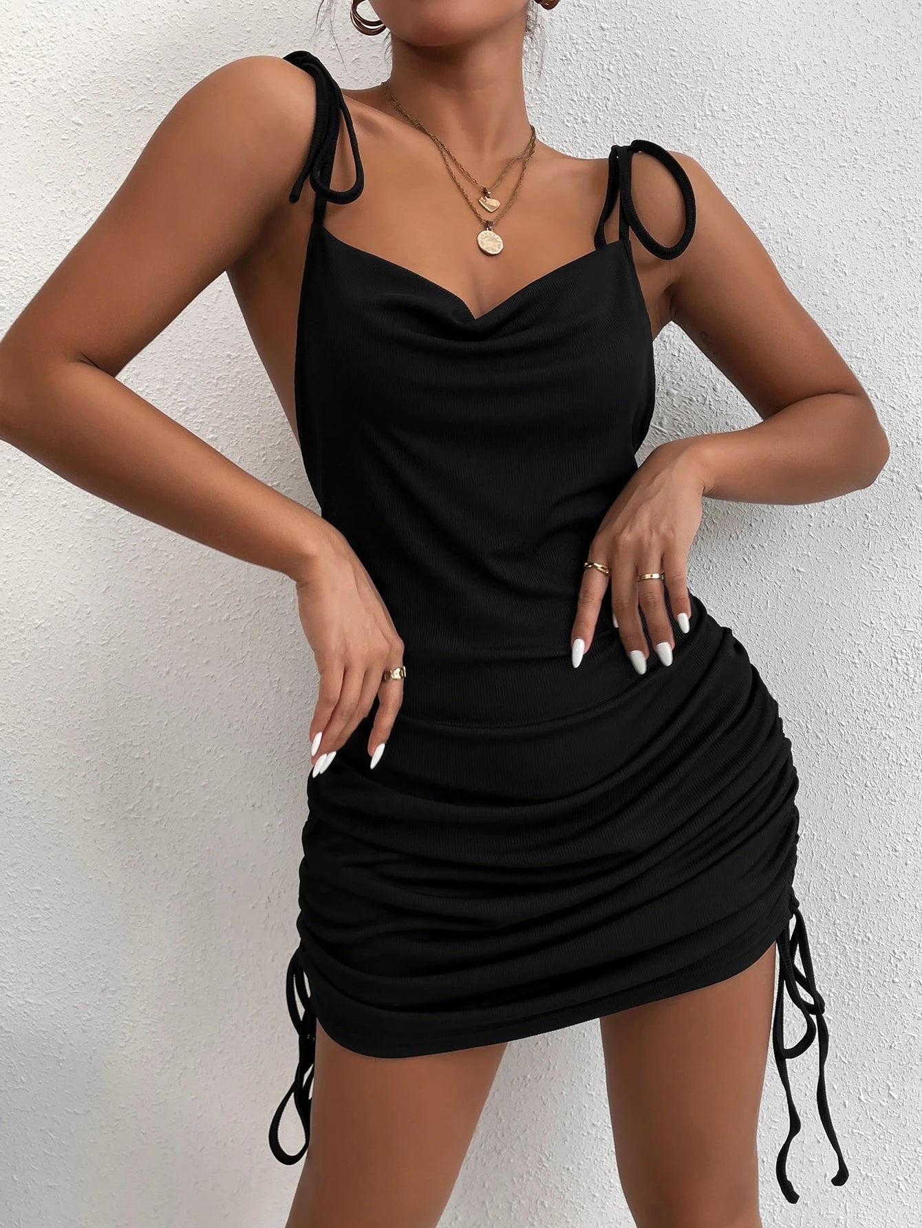 Abitino Lacci Black - abito donna - DivaModaMilano