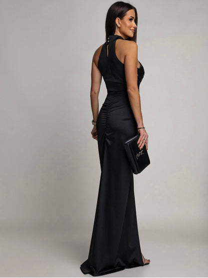 Abito Bloom Paillettes Black - abito donna - DivaModaMilano