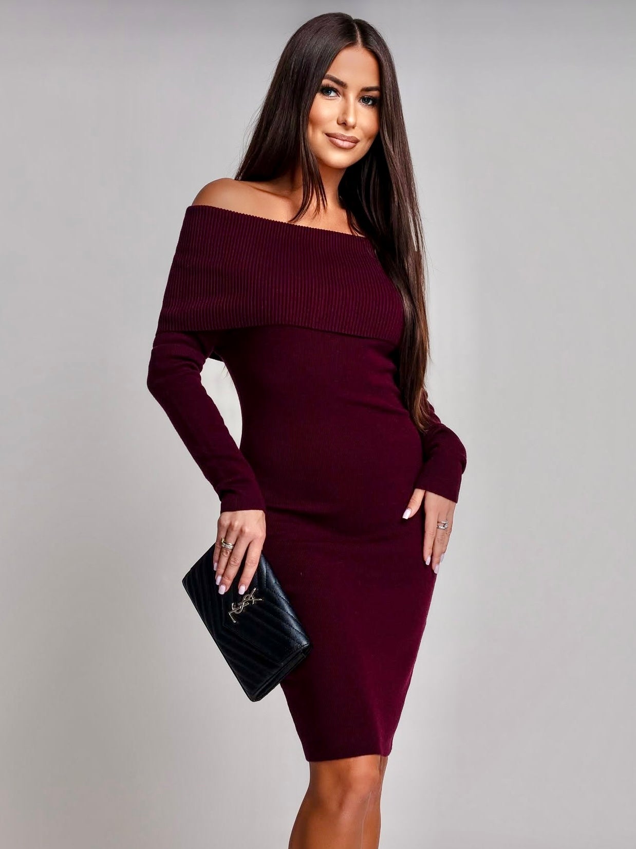 Abito Boat Wine - abito maglia donna - DivaModaMilano