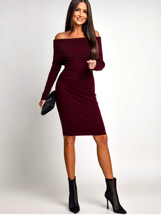 Abito Boat Wine - abito maglia donna - DivaModaMilano