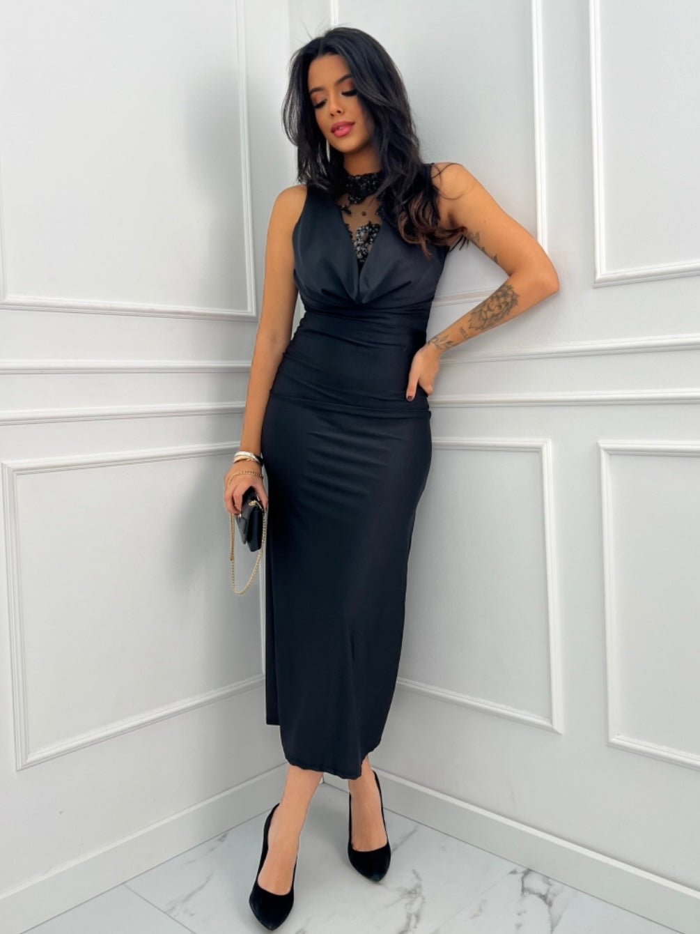 Abito Cherry Black - abito donna - DivaModaMilano