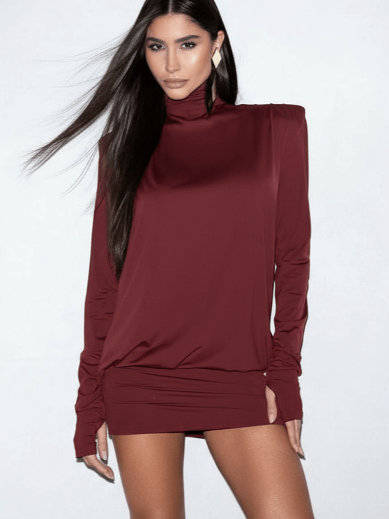 Abito Chic Wine - abito donna - DivaModaMilano