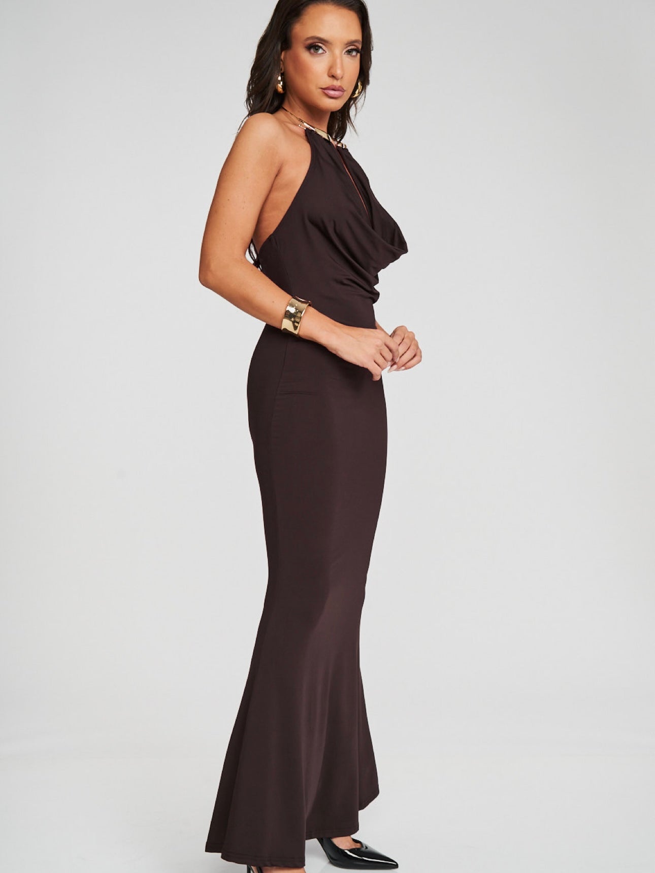 Abito Clach Brown - abito donna - DivaModaMilano