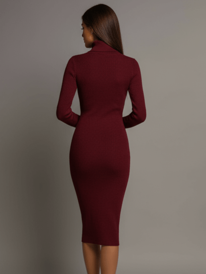 Abito Cool Wine - abito maglia donna - DivaModaMilano