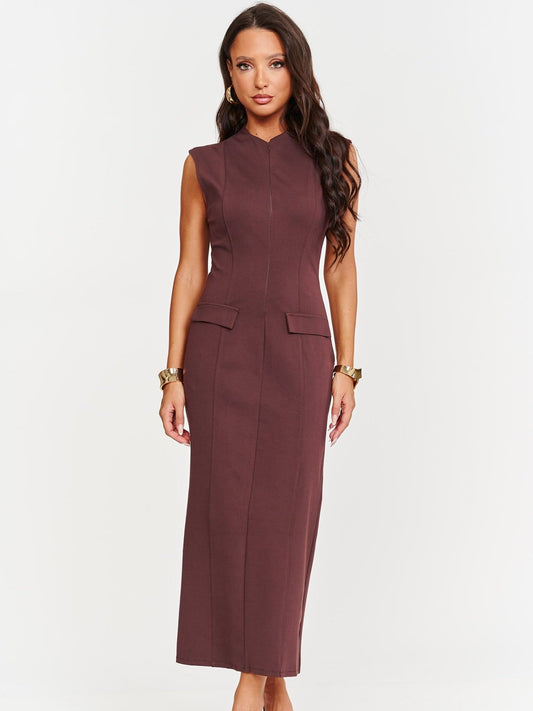 Abito Fine Brown - abito donna - DivaModaMilano