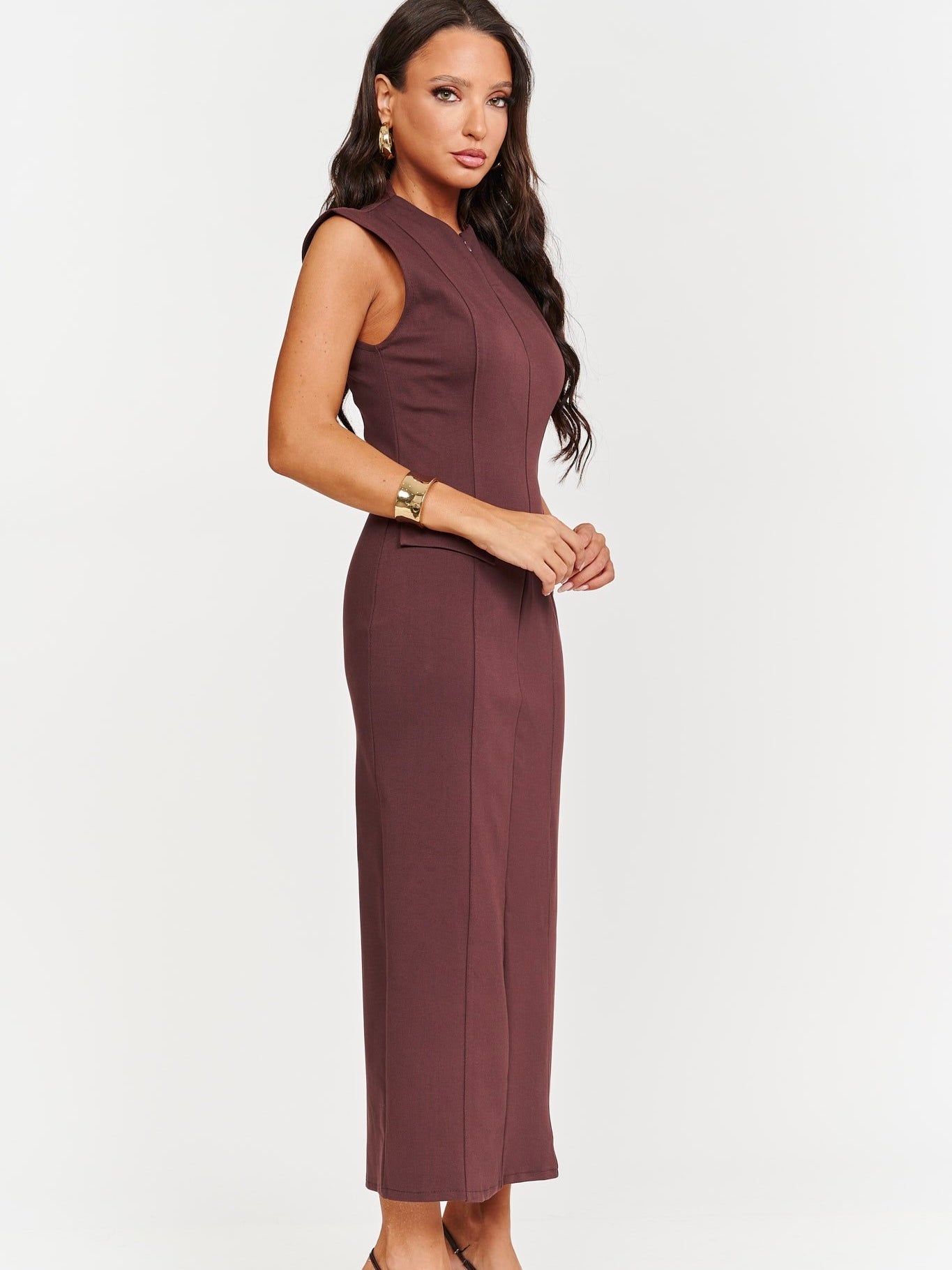 Abito Fine Brown - abito donna - DivaModaMilano