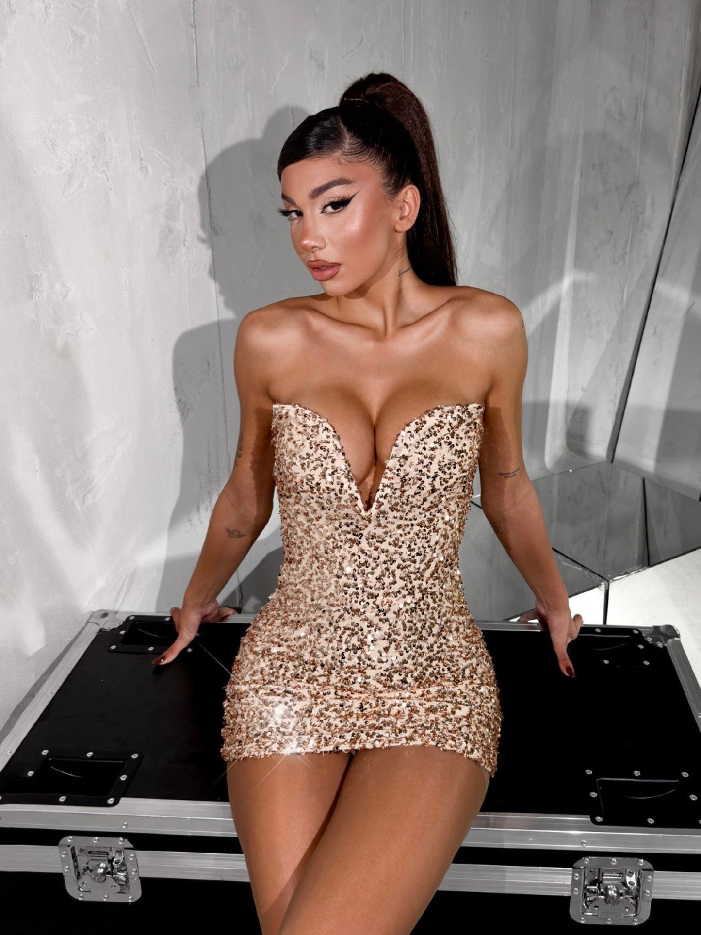 Abito Heart Gold - abito donna - DivaModaMilano