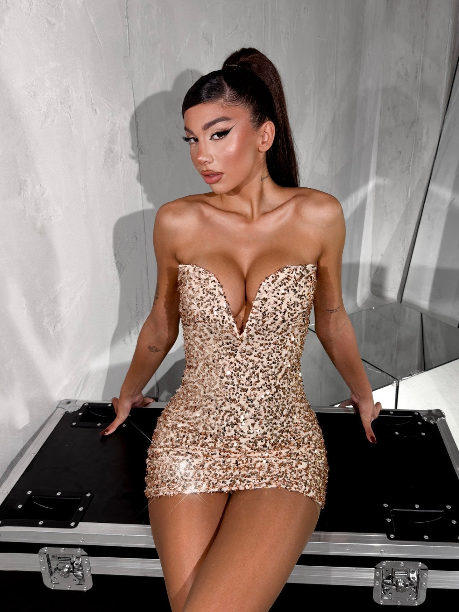 Abito Heart Gold - abito donna - DivaModaMilano