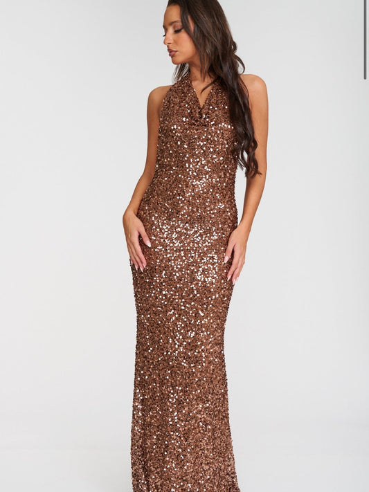 Abito Nyear Brown - abito donna - DivaModaMilano