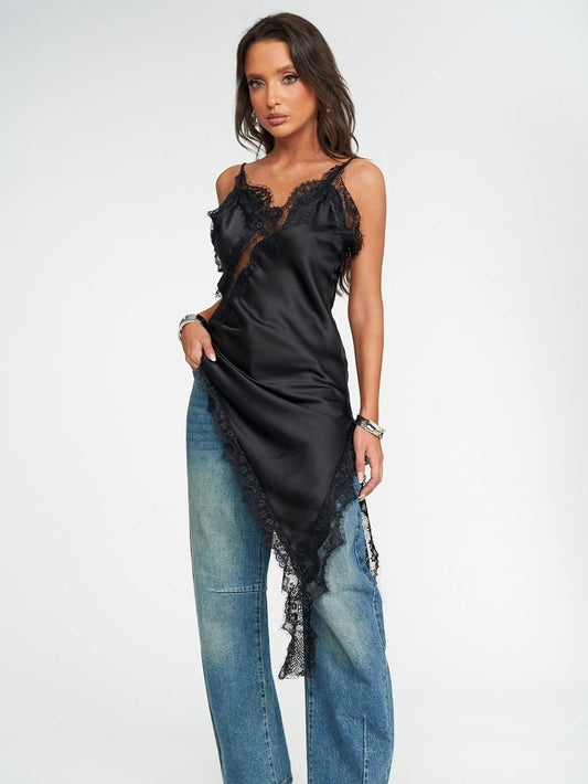 Abito Pizzo S. Black - abito donna - DivaModaMilano