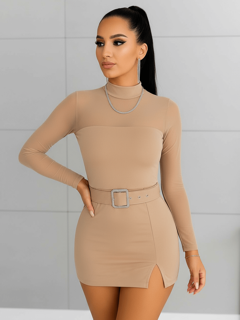 Abito Siri Beige - abito donna - DivaModaMilano