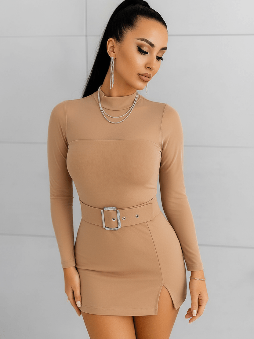 Abito Siri Beige - abito donna - DivaModaMilano