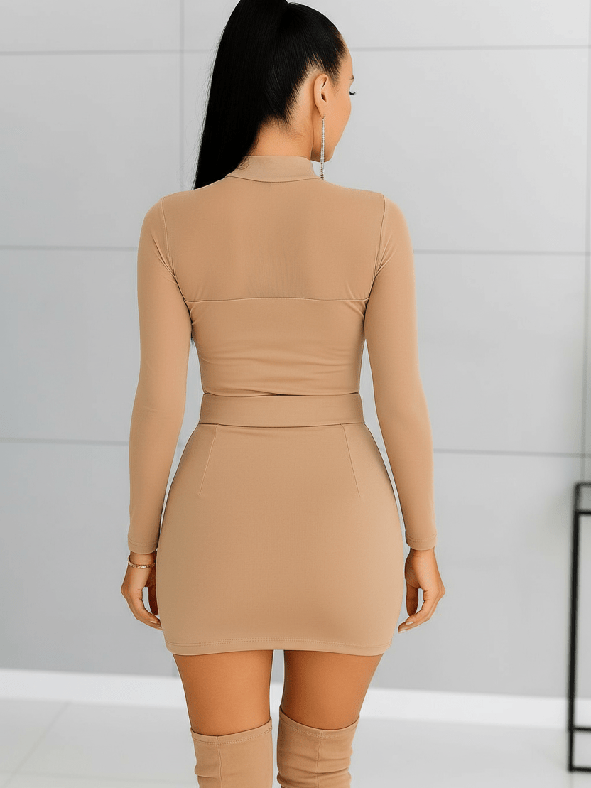 Abito Siri Beige - abito donna - DivaModaMilano