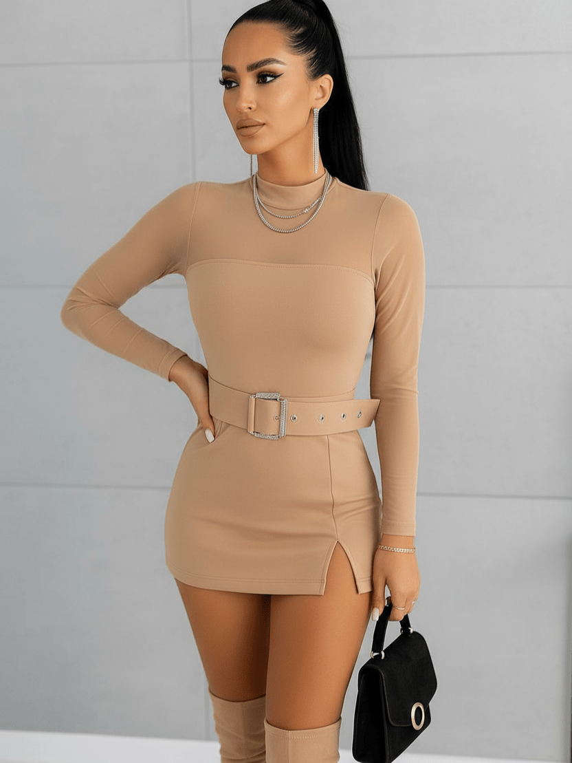 Abito Siri Beige - abito donna - DivaModaMilano