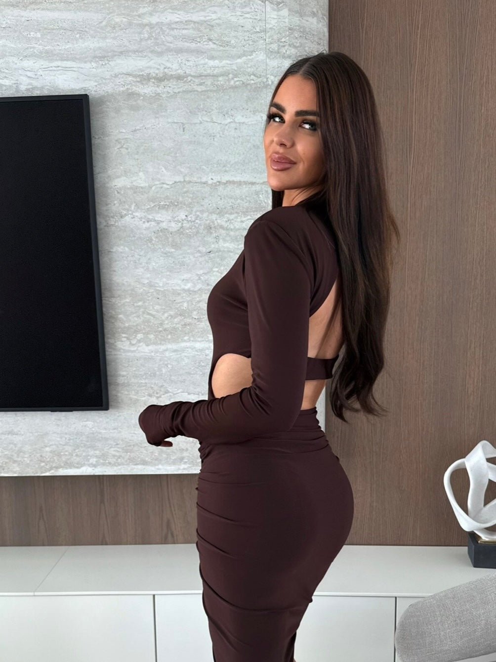 Abito Stefy Brown - abito donna - DivaModaMilano