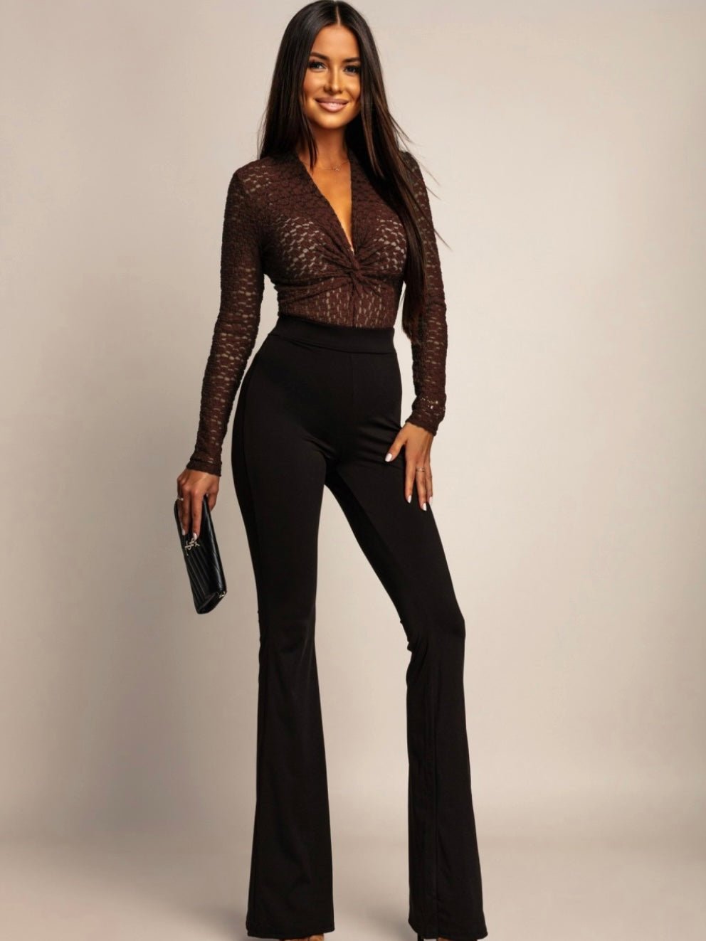 Body Hype Brown - body donna - DivaModaMilano