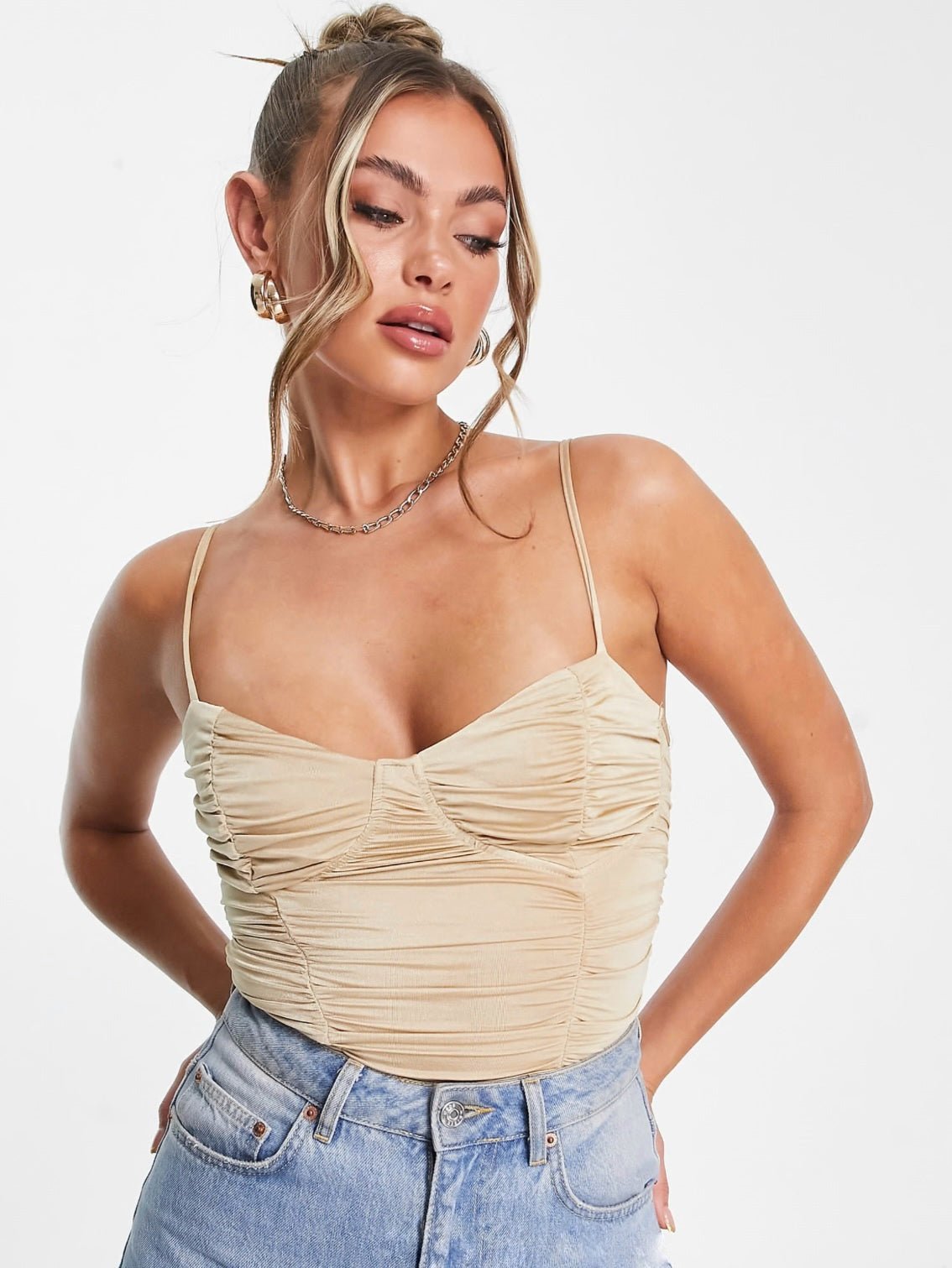 Body Parisian Beige - body donna - DivaModaMilano