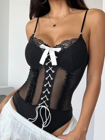 Body Sanctuary Black - body donna - DivaModaMilano