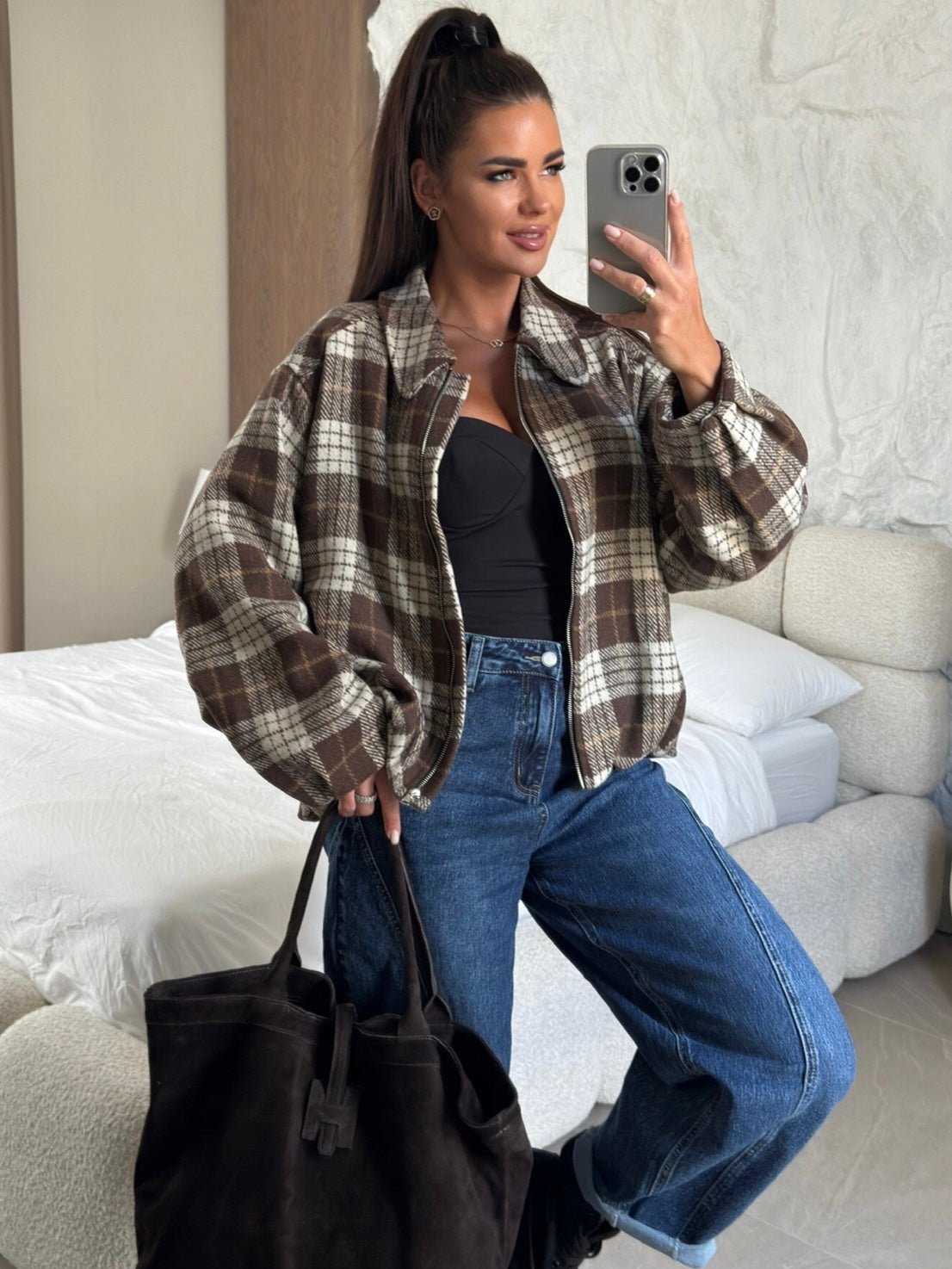 Bomber Datch Brown - cappotto donna - DivaModaMilano