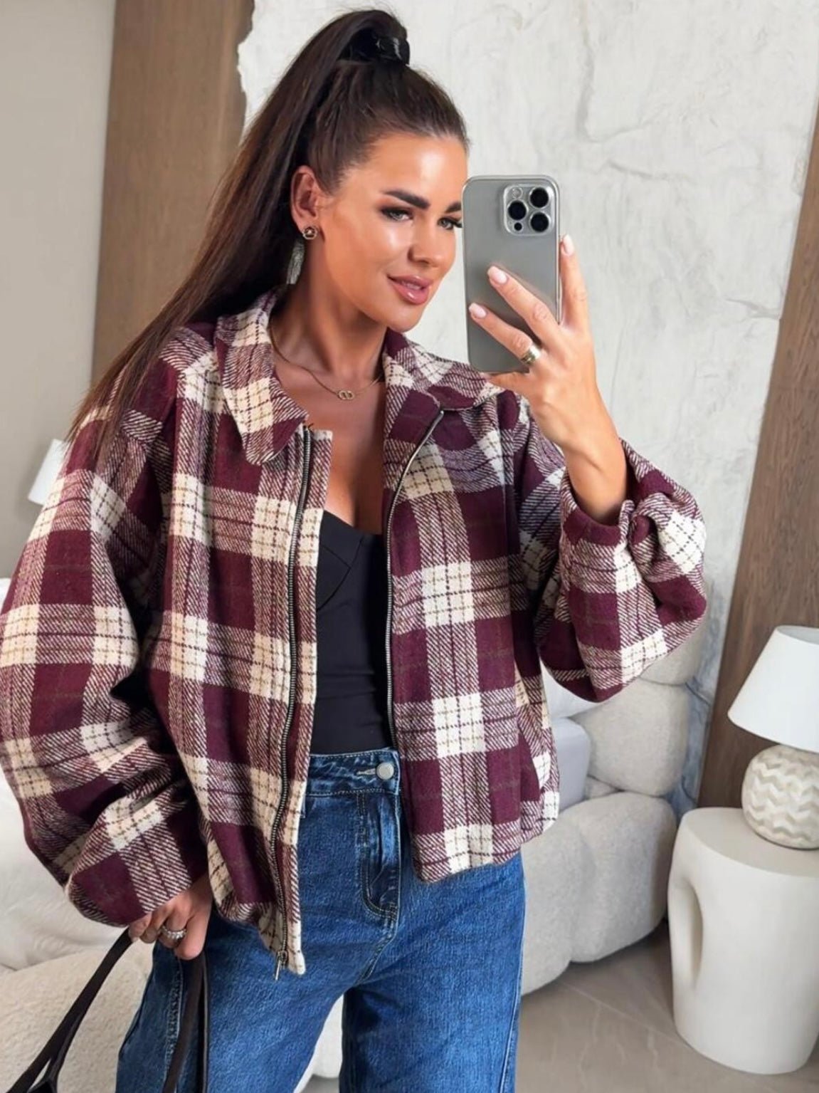 Bomber Datch Wine - cappotto donna - DivaModaMilano