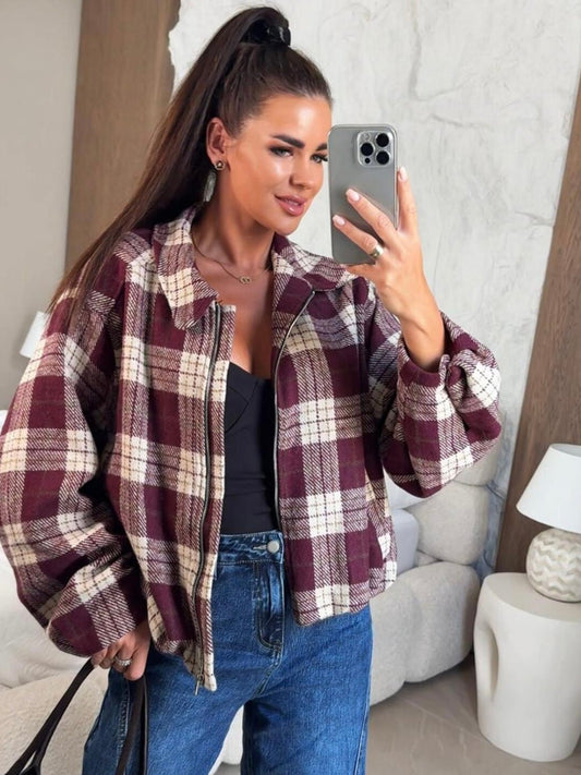 Bomber Datch Wine - cappotto donna - DivaModaMilano