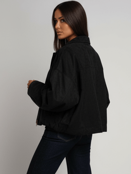 Bomber Maya Black - cappotto donna - DivaModaMilano
