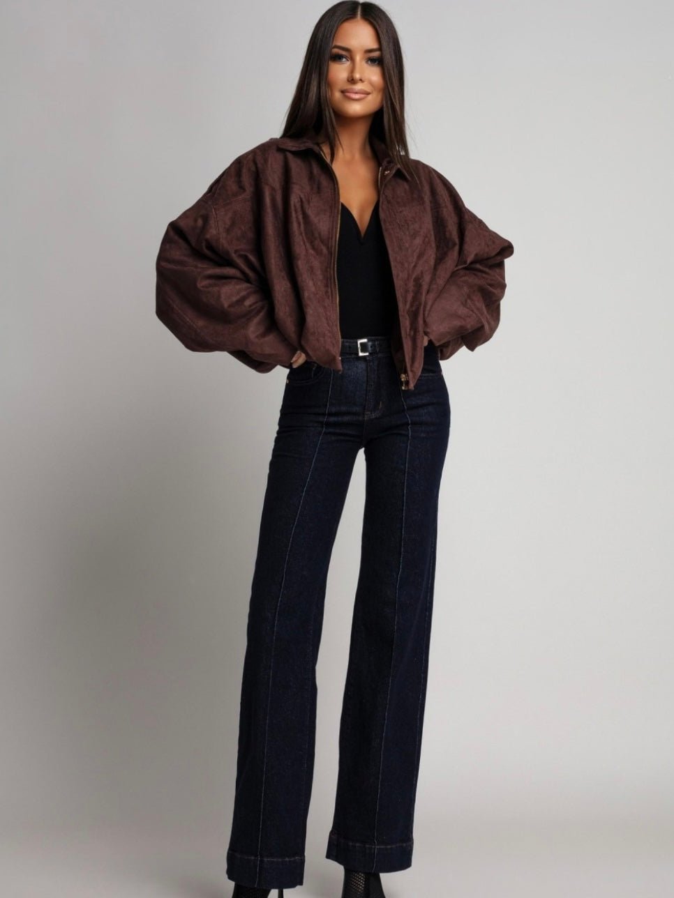 Bomber Maya Brown - cappotto donna - DivaModaMilano