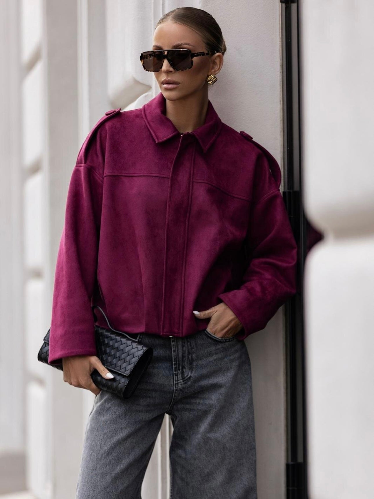 Bomber Maya Wine - cappotto donna - DivaModaMilano