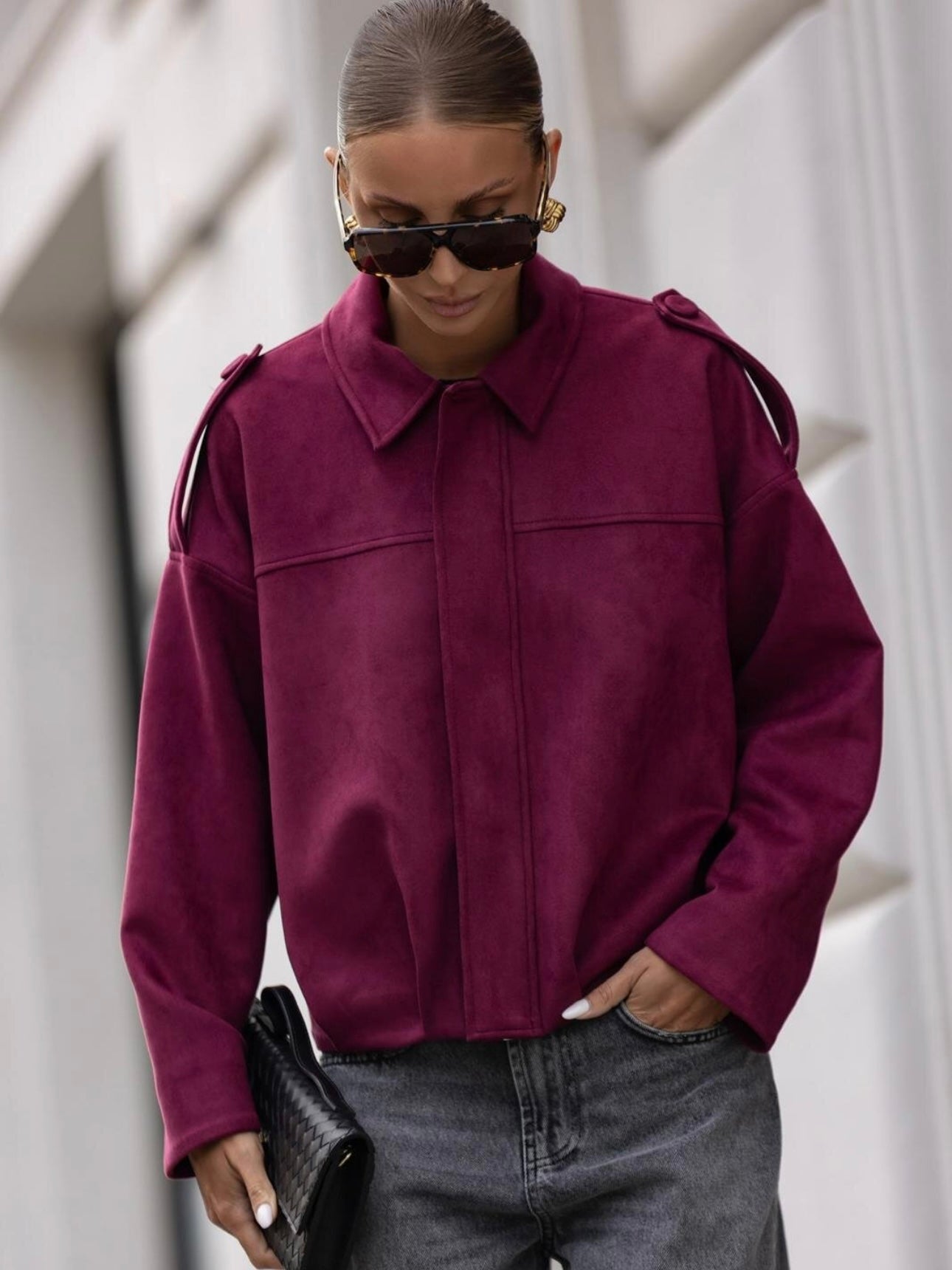 Bomber Maya Wine - cappotto donna - DivaModaMilano