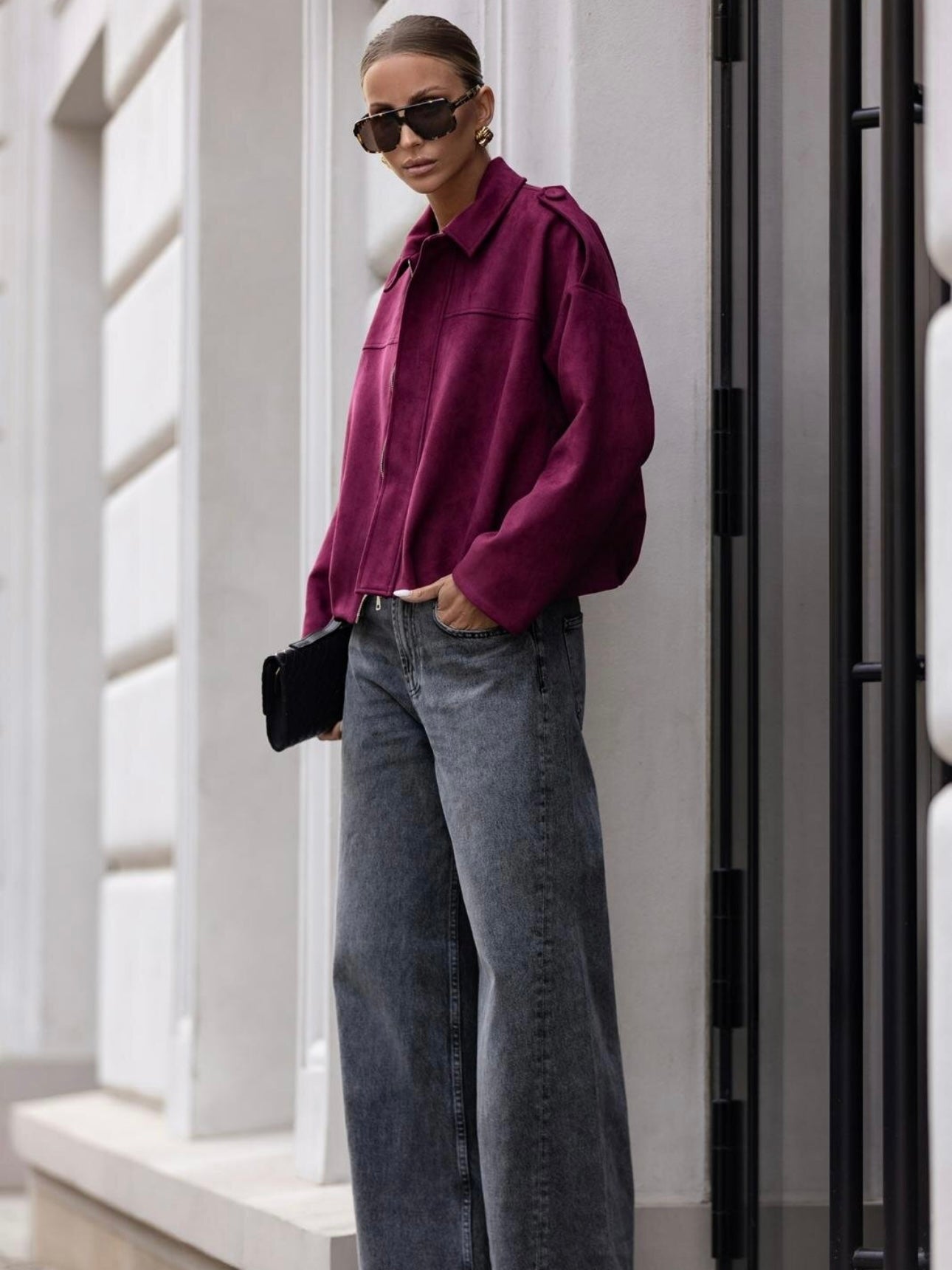 Bomber Maya Wine - cappotto donna - DivaModaMilano