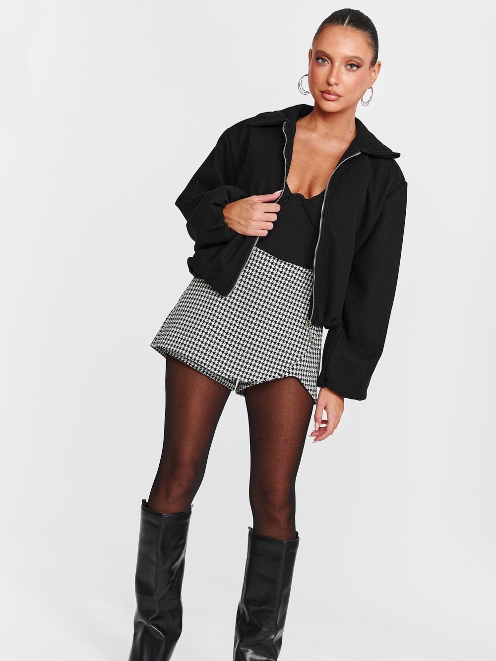 Bomber Sally Black - cappotto donna - DivaModaMilano