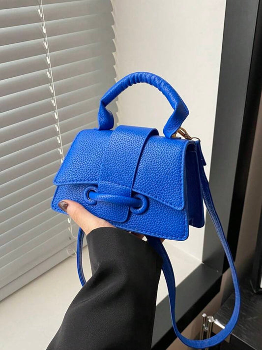 Borsa Kelly Blu - borsa donna - DivaModaMilano