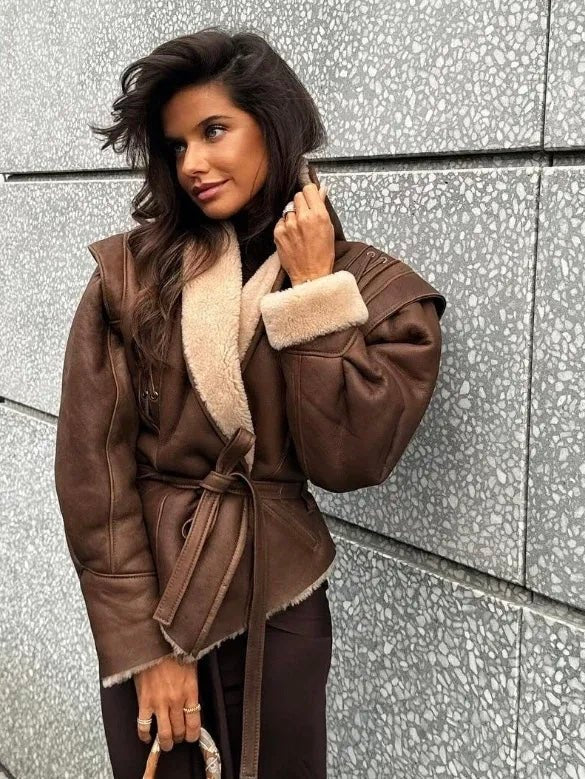 Cappotto Monteiro Brown - cappotto donna - DivaModaMilano