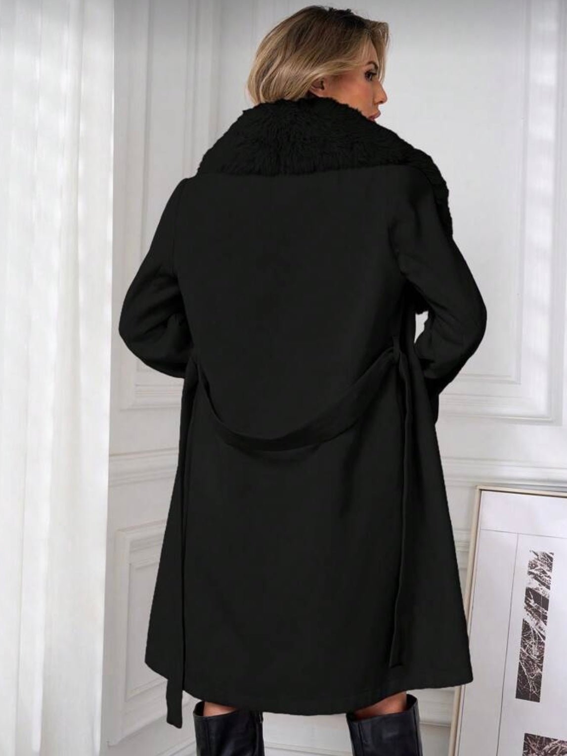 Cappotto Pelliccia Black - cappotto donna - DivaModaMilano