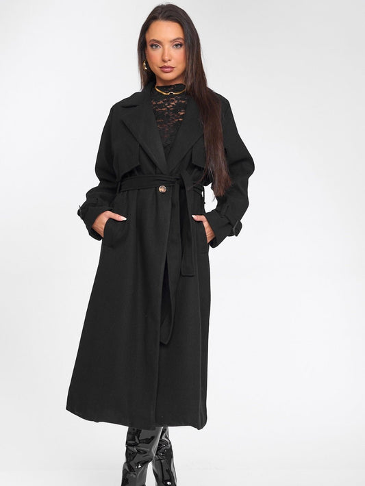 Cappotto Proud Black - cappotto donna - DivaModaMilano