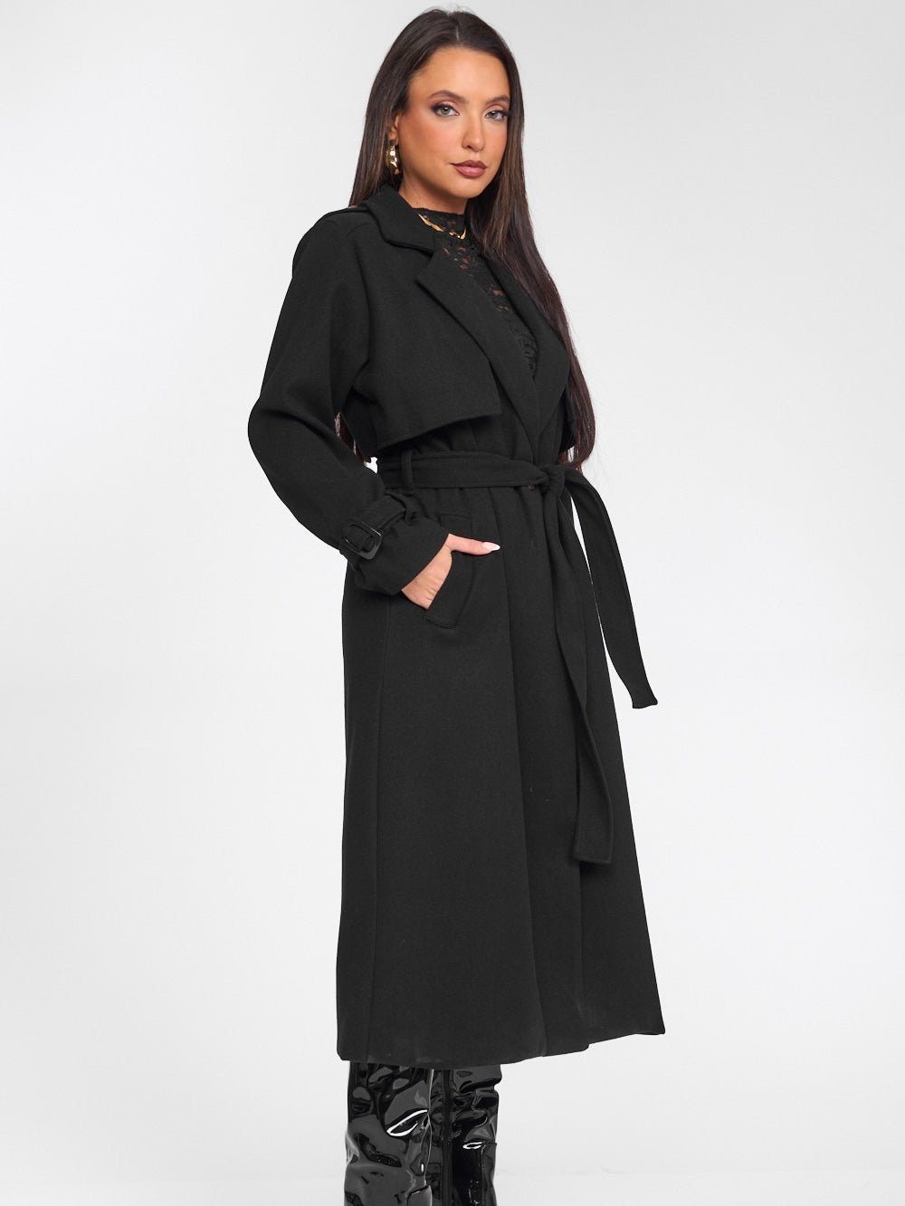 Cappotto Proud Black - cappotto donna - DivaModaMilano