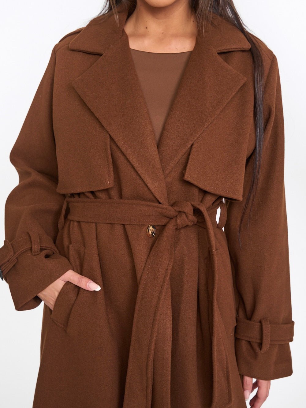 Cappotto Proud Brown - cappotto donna - DivaModaMilano