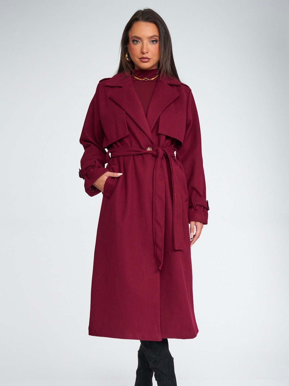 Cappotto Proud Wine - cappotto donna - DivaModaMilano