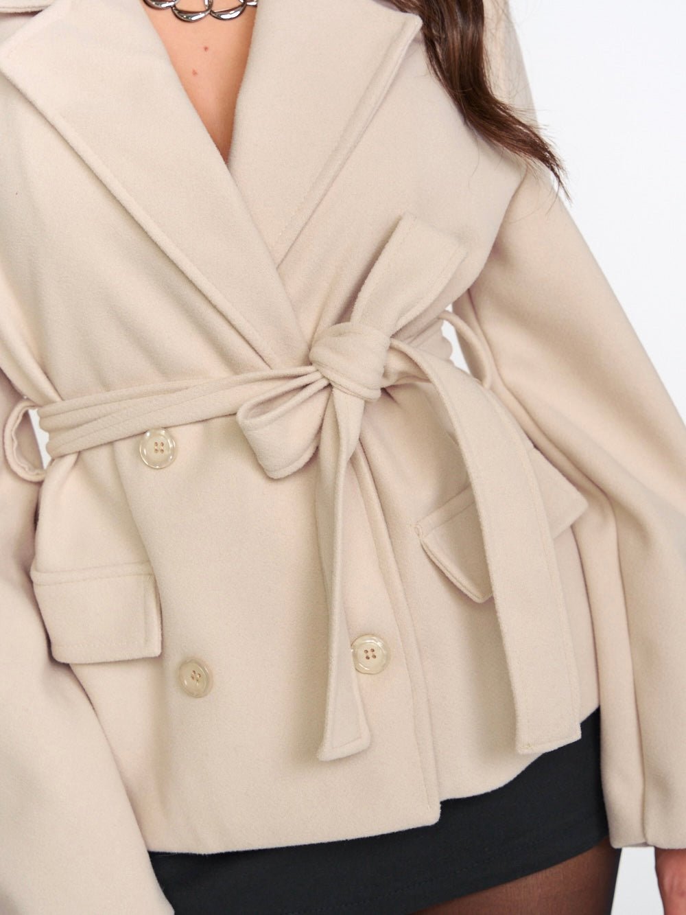 Cappotto Toy Cream - cappotto donna - DivaModaMilano