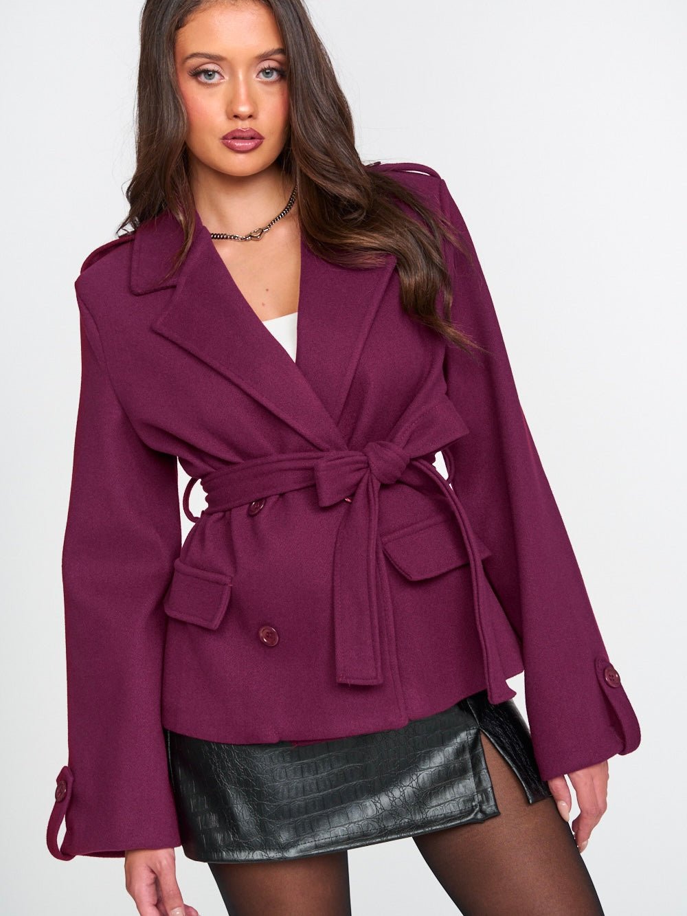 Cappotto Toy Wine - cappotto donna - DivaModaMilano