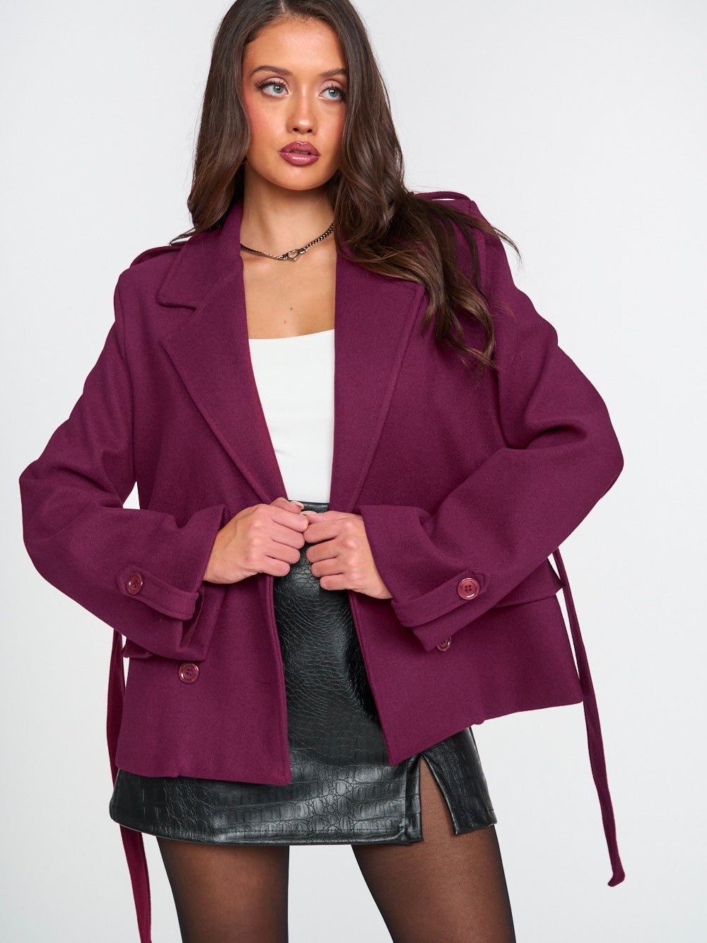 Cappotto Toy Wine - cappotto donna - DivaModaMilano