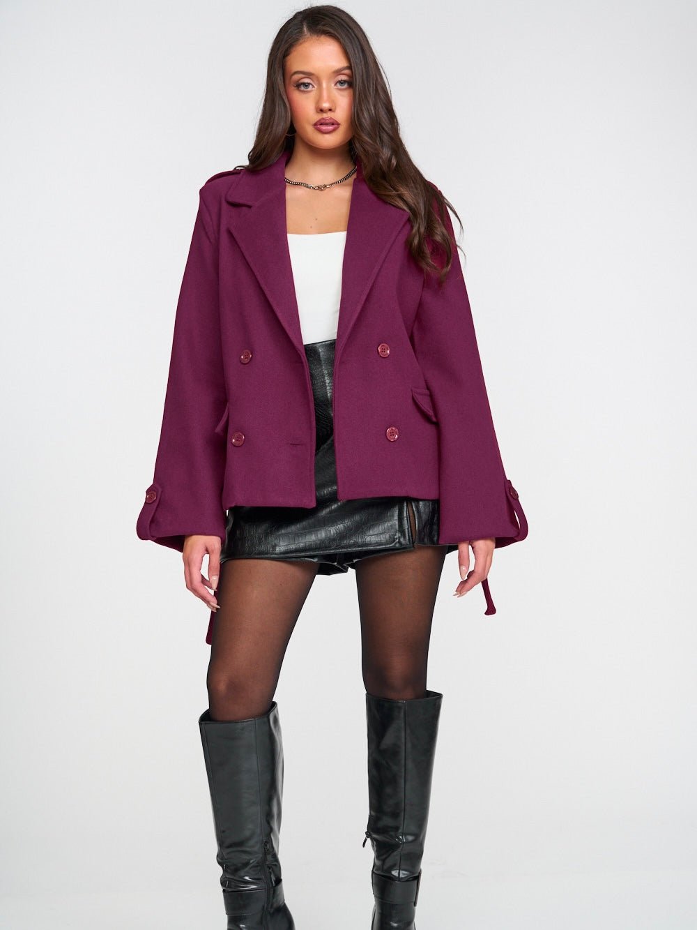 Cappotto Toy Wine - cappotto donna - DivaModaMilano