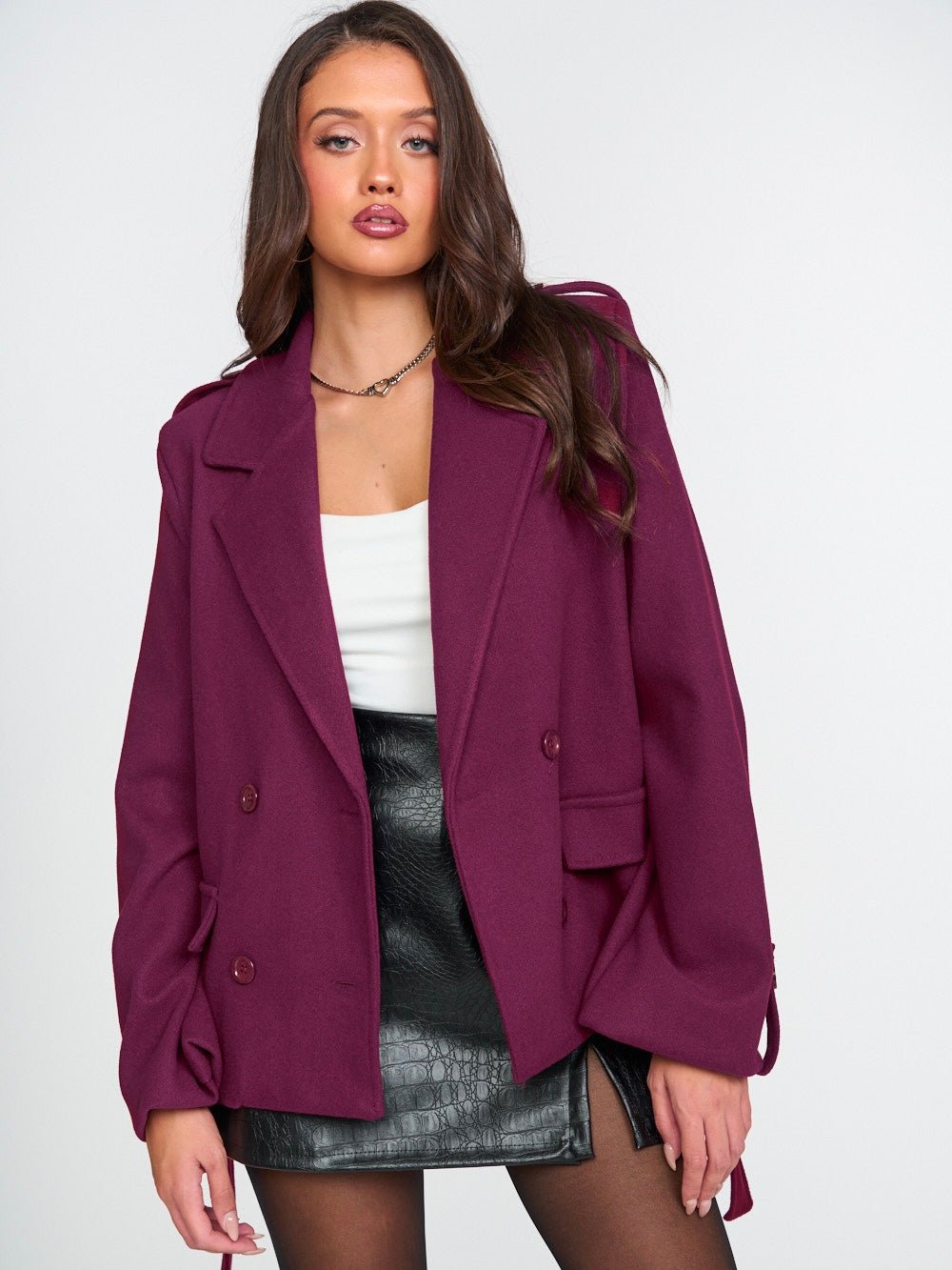 Cappotto Toy Wine - cappotto donna - DivaModaMilano