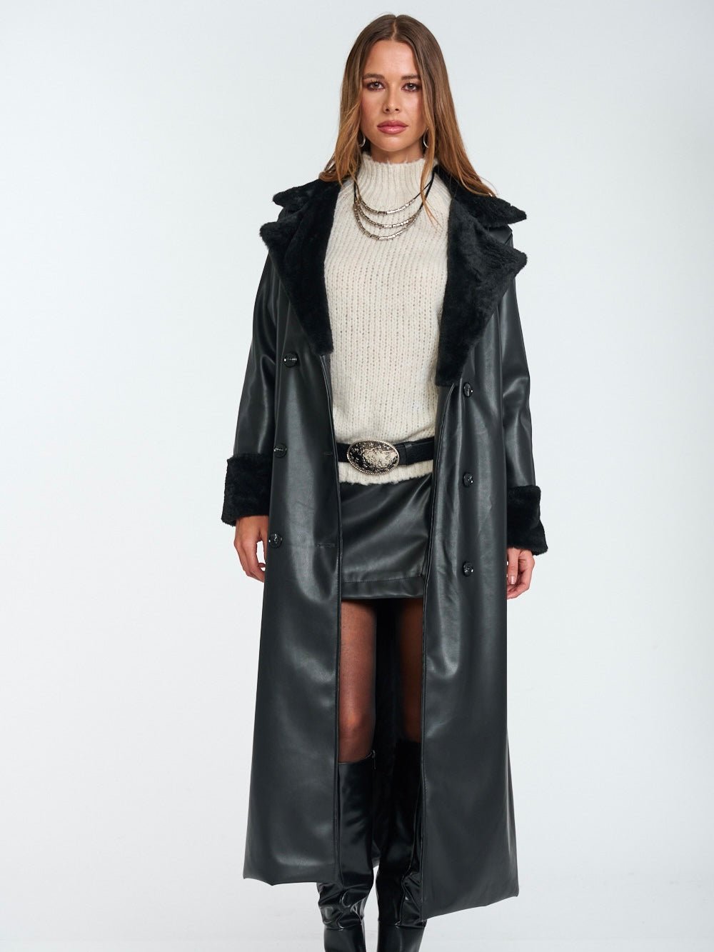 Cappotto Wendy Black - cappotto donna - DivaModaMilano