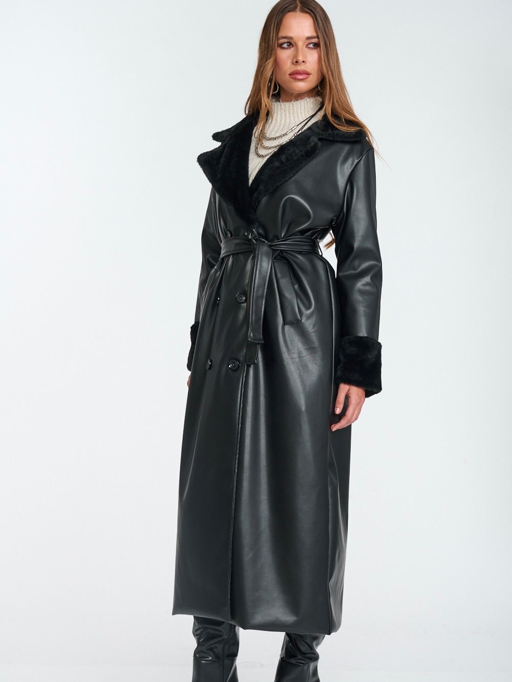 Cappotto Wendy Black - cappotto donna - DivaModaMilano